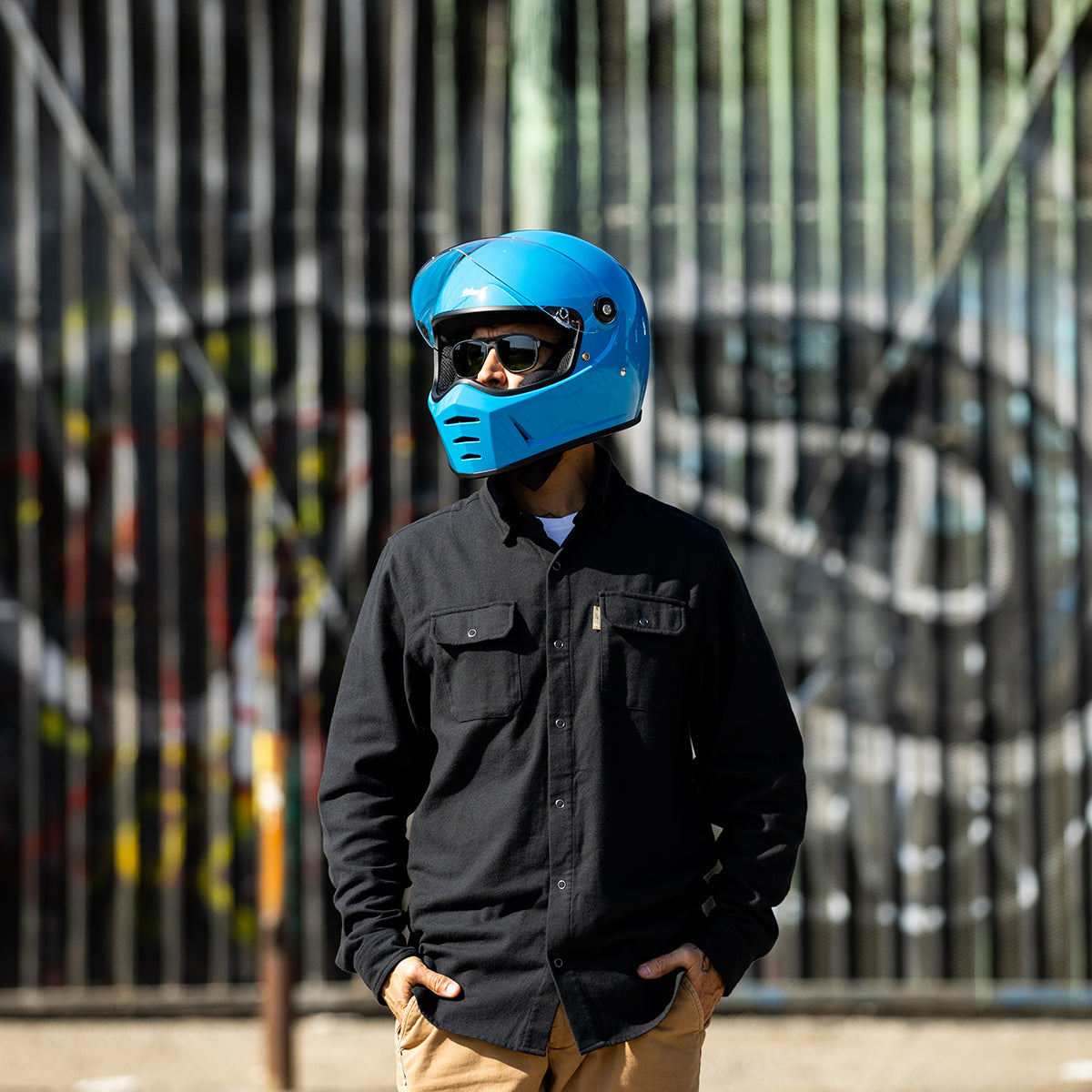 Casco Biltwell Lane Splitter - azul Tahoe