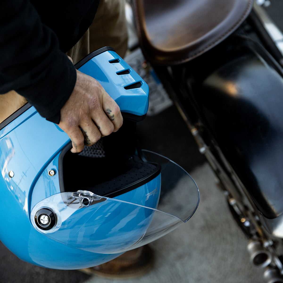 Casco Biltwell Lane Splitter - azul Tahoe