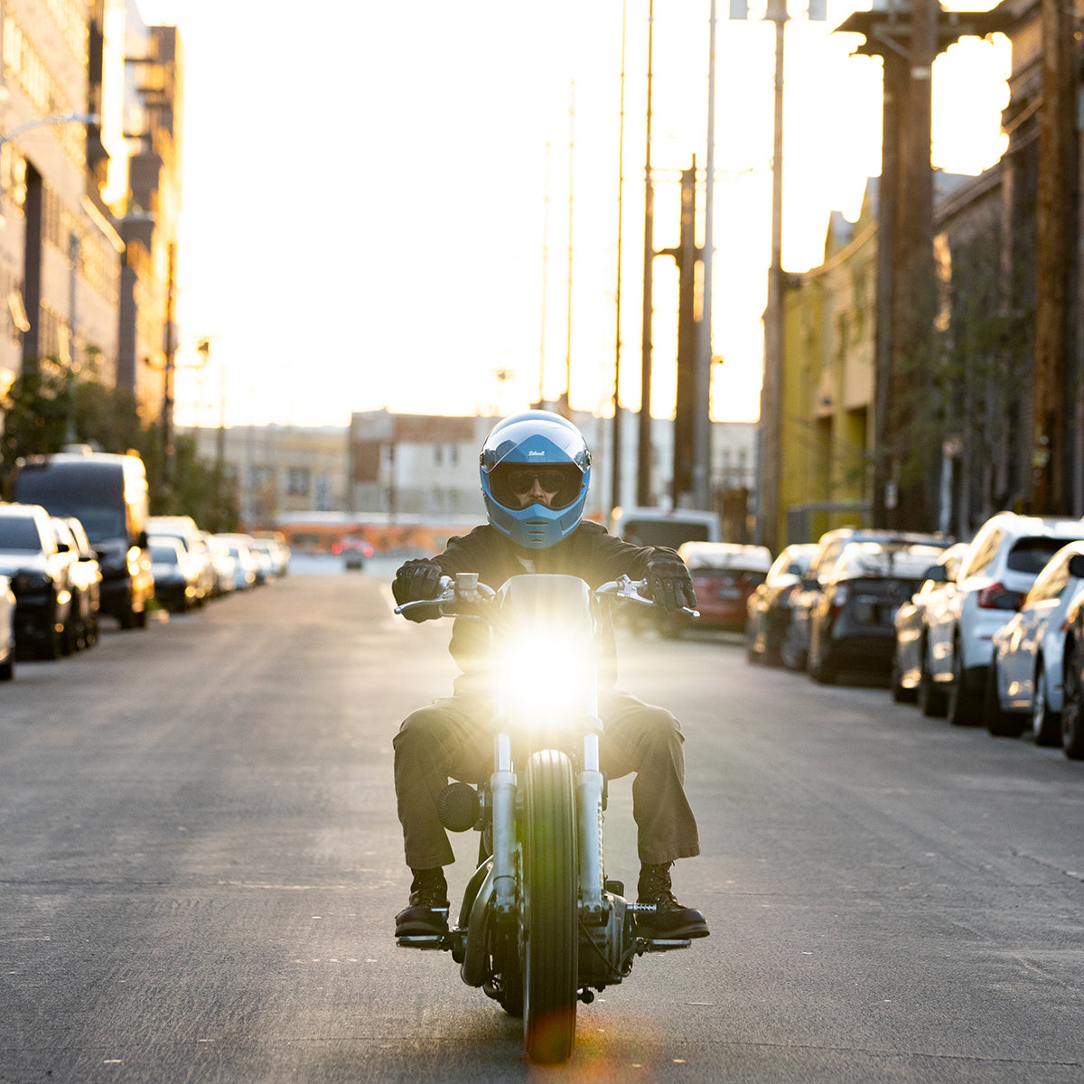 Casco Biltwell Lane Splitter - azul Tahoe