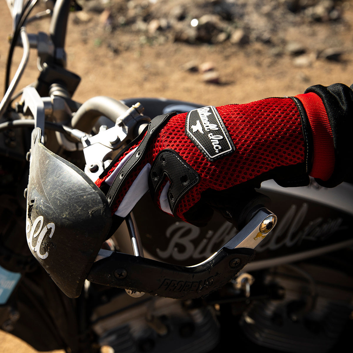 Guantes Biltwell Anza - rojo/negro