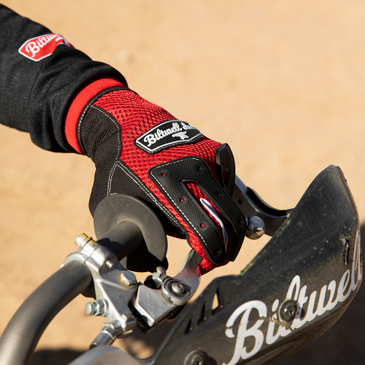 Guantes Biltwell Anza - rojo/negro