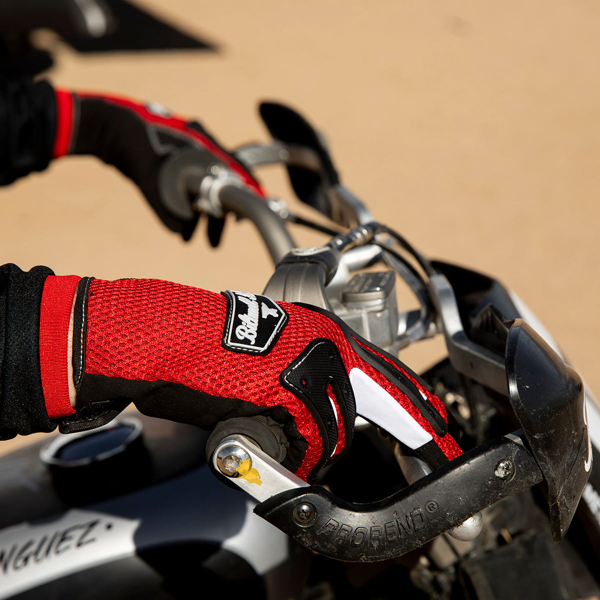 Guantes Biltwell Anza - rojo/negro