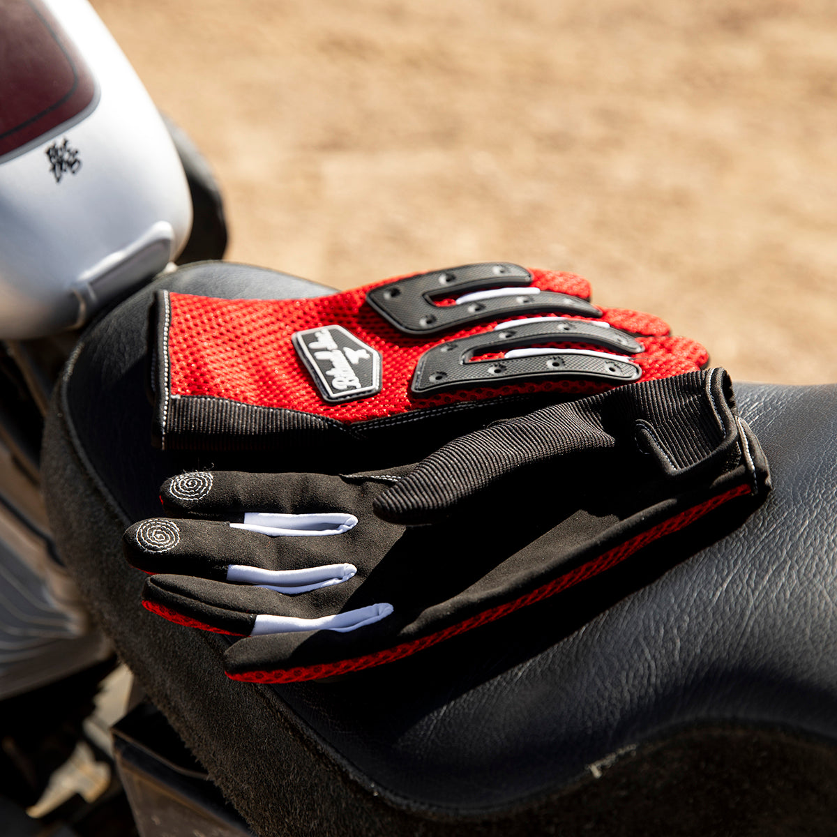 Guantes Biltwell Anza - rojo/negro