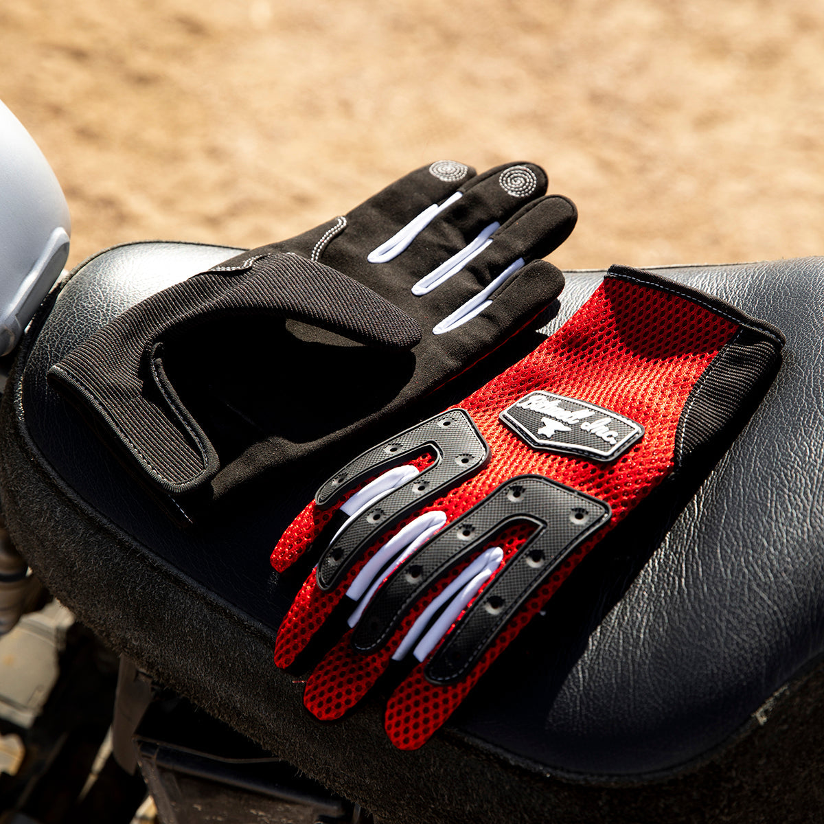 Guantes Biltwell Anza - rojo/negro