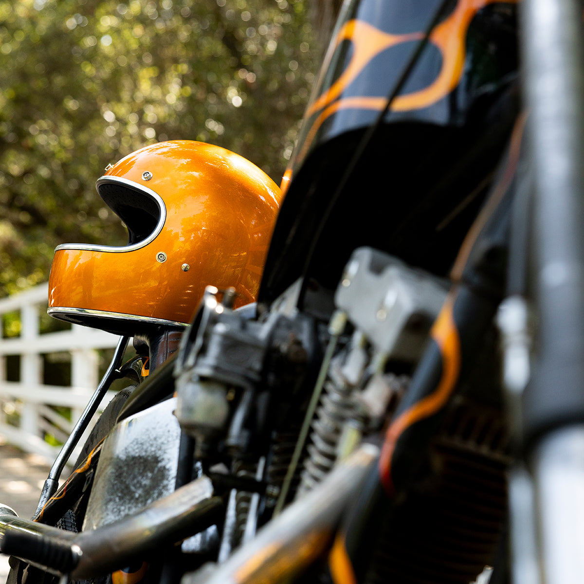 Casco gringo metálico sunburst