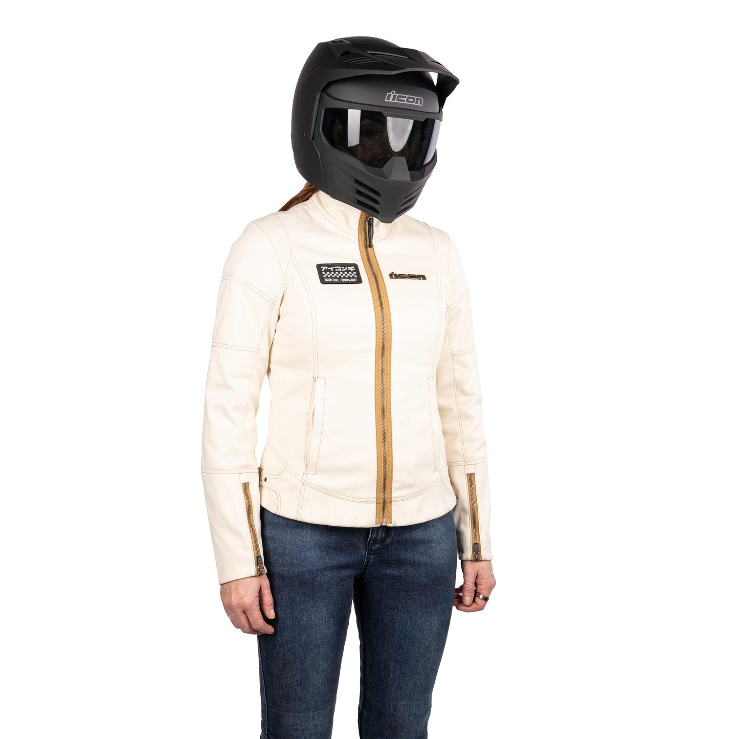 Chamarra Icon para mujer Tuscadero3 - Blanca