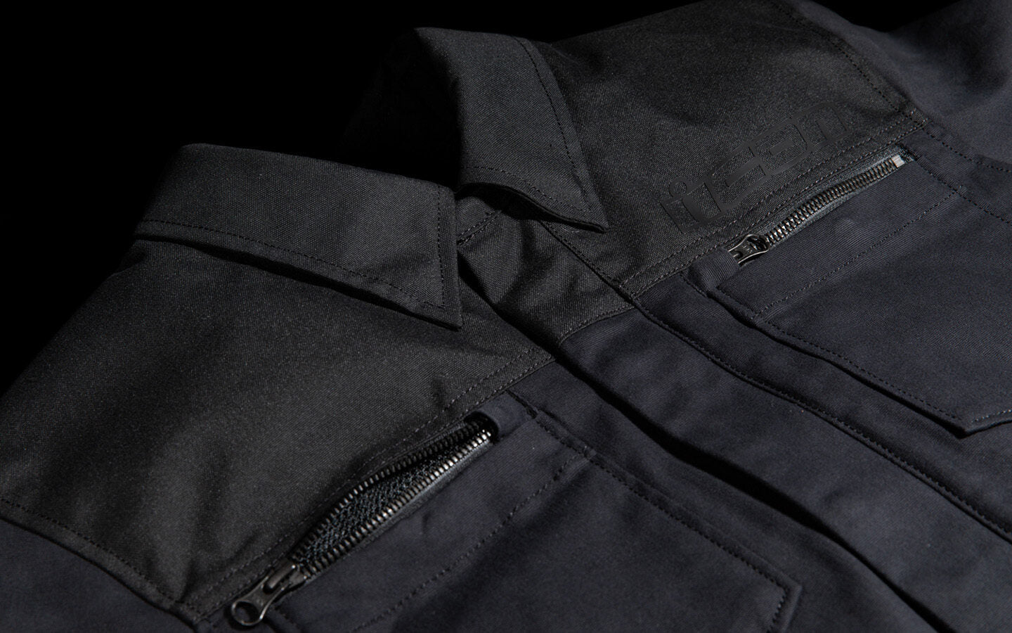 Chamarra ICON Upstate Canvas CE - negro