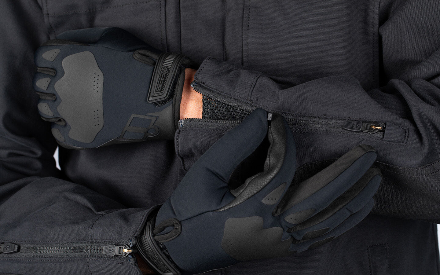 Chamarra ICON Upstate Canvas CE - negro