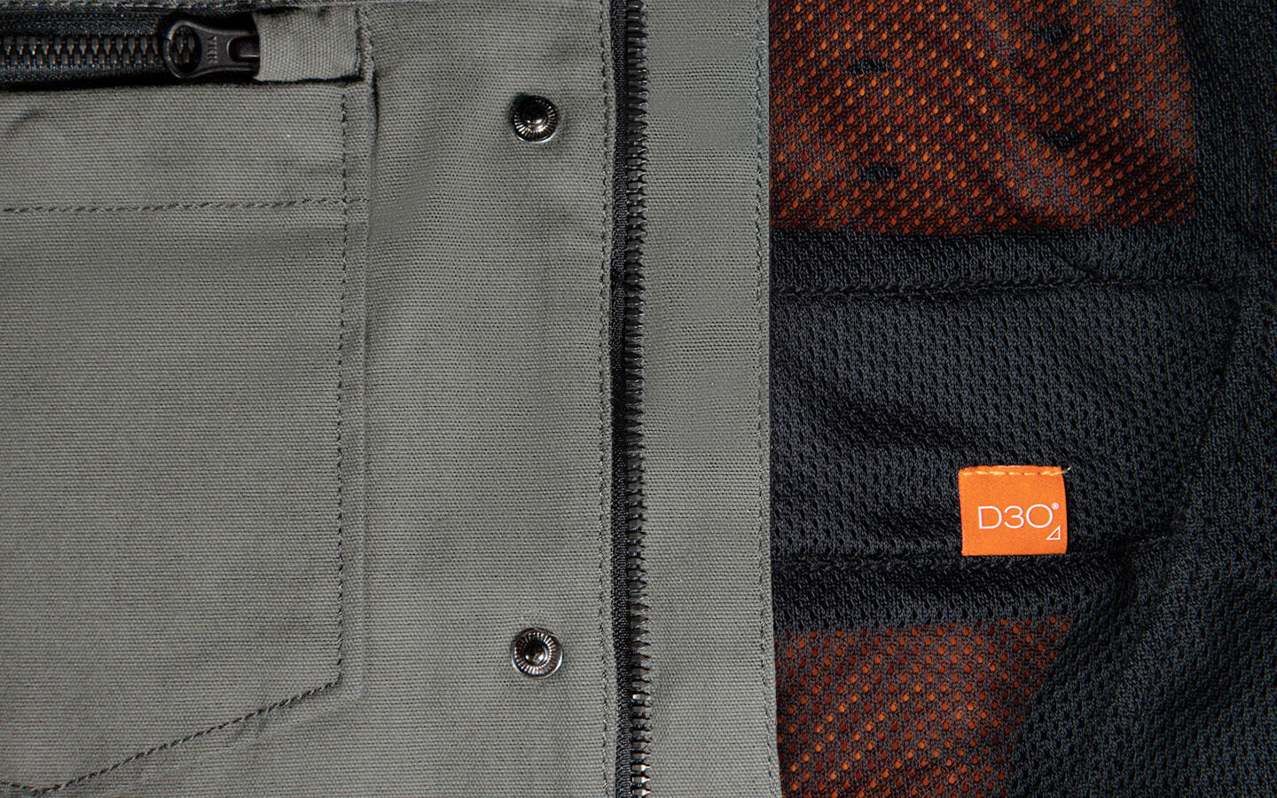 Chamarra ICON Upstate Canvas CE - gris