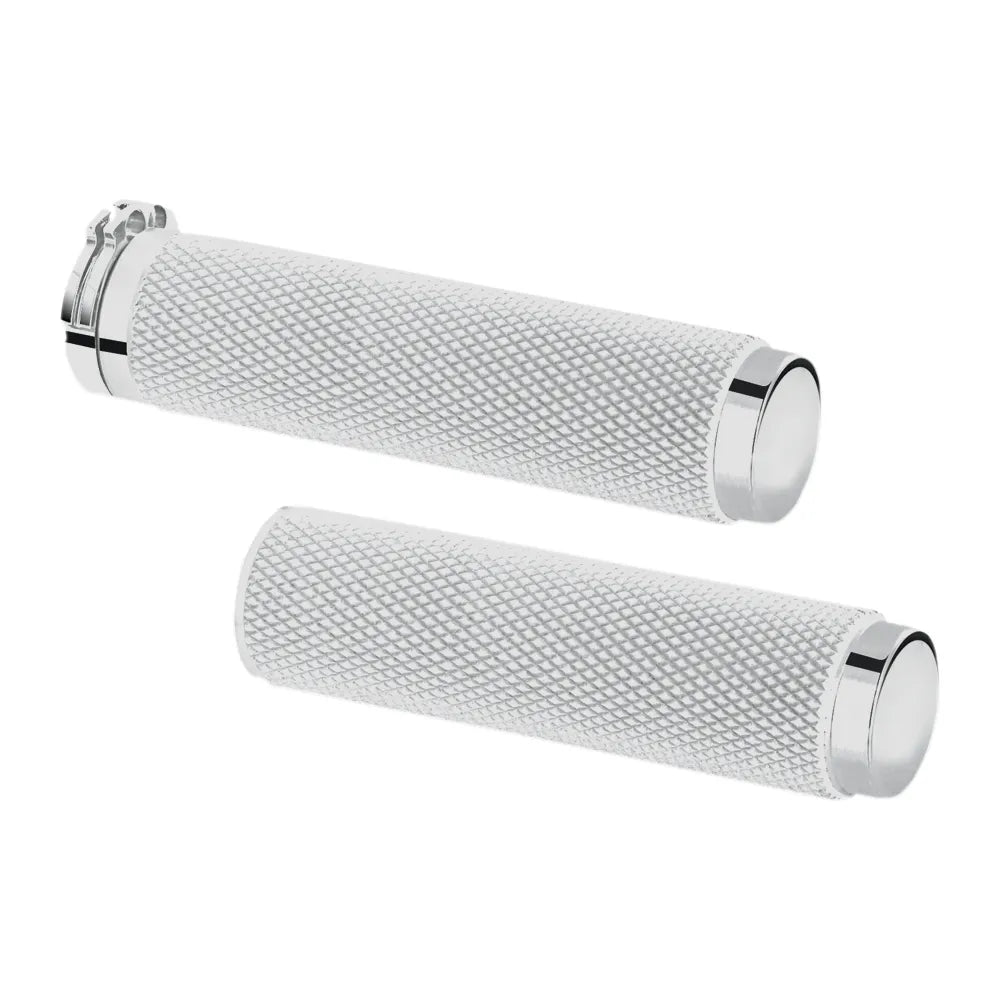 Chrome Knurled Grips