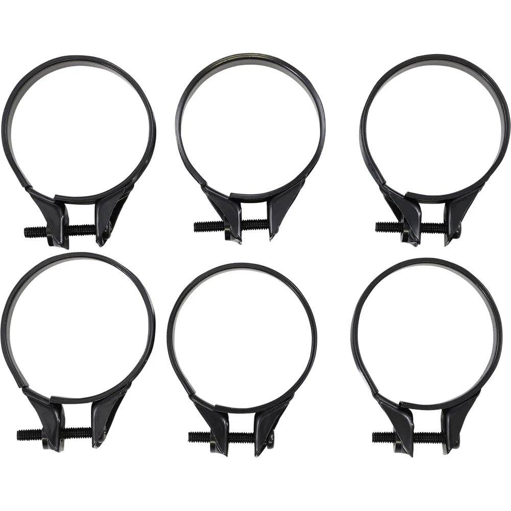 Carburetor Clamps - 41-44 mm - 6-Pack