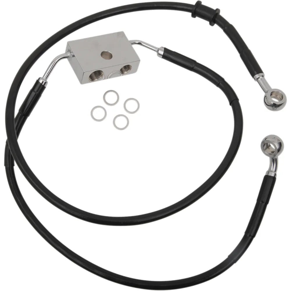 Front Brake Line - XL - Black +8"55857687