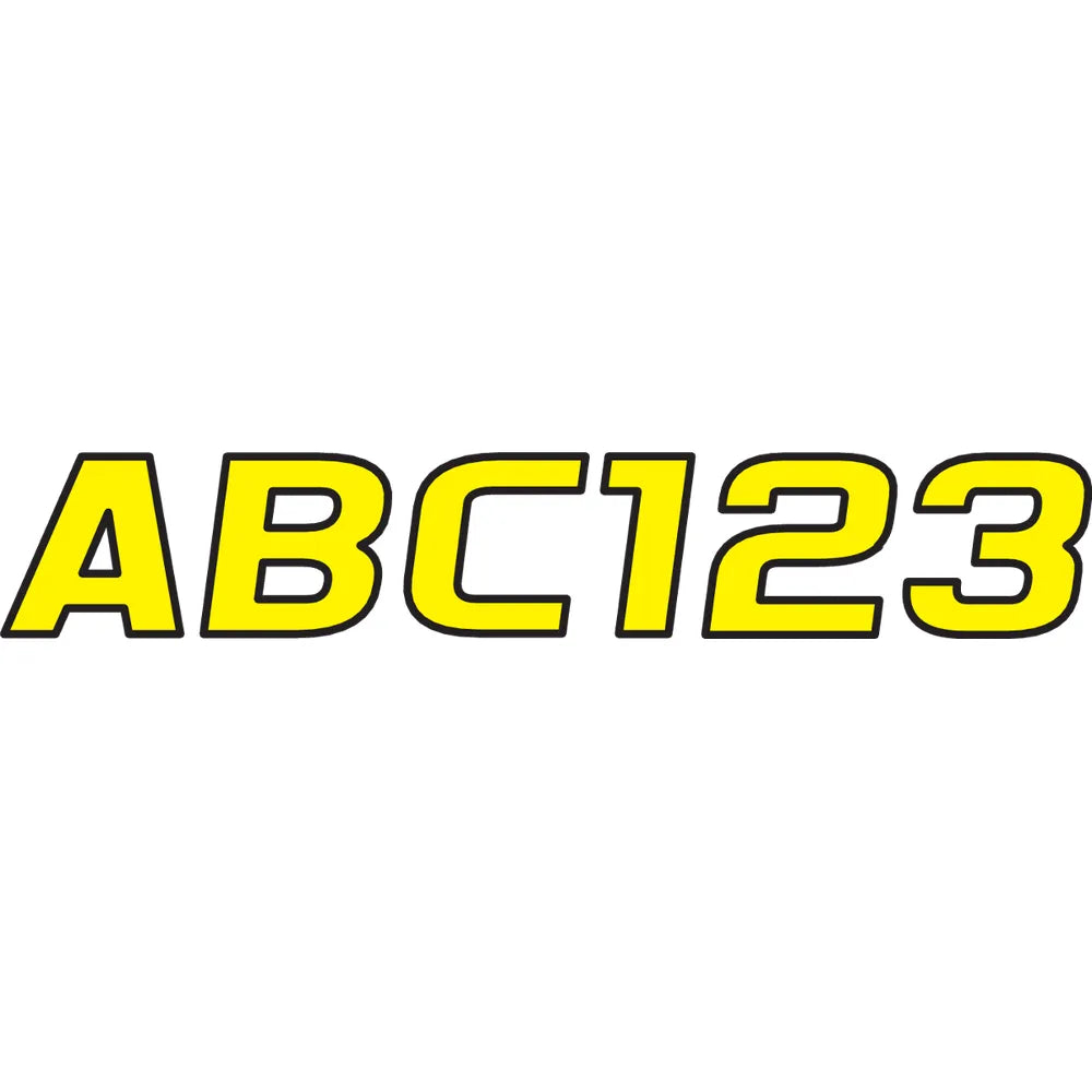 I.D. Sticker Kit - 700 Series - Yellow