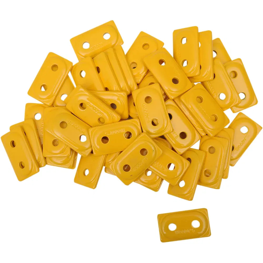 Support Plates - Yellow - 48 Pack