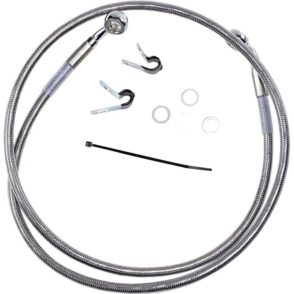 Línea de Freno Delantera de 4" de Acero Inoxidable