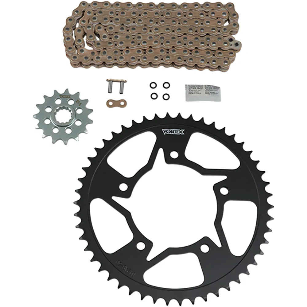 Steel Chain Kit - Gold - YamahaYZF-R6 - '99-'02