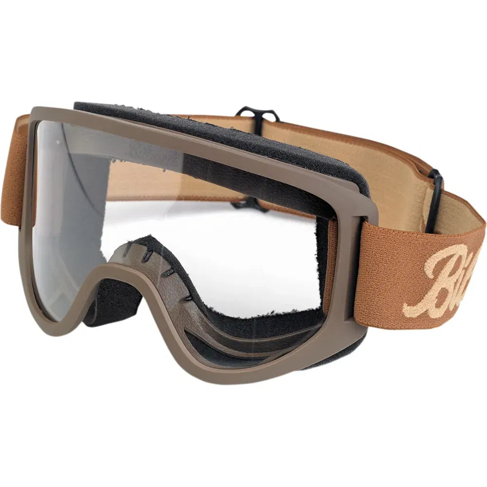 Moto 2.0 Goggles - Script - Chocolate