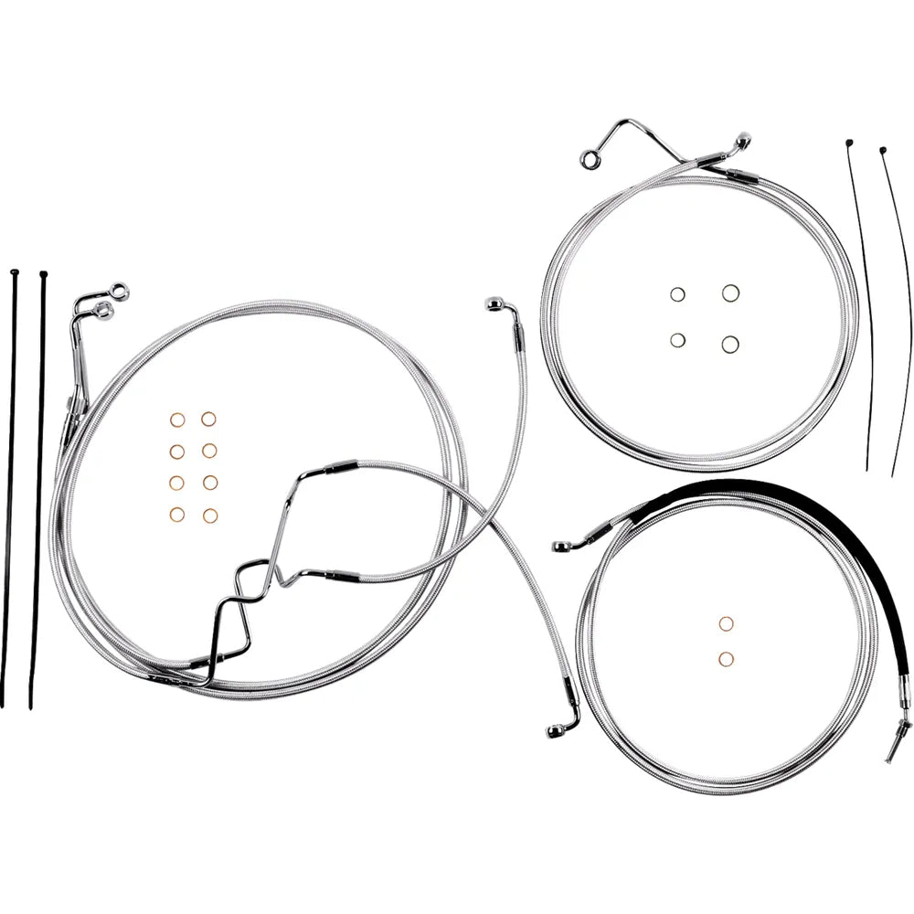 Kit de instalación de manillar de diseñador Sterling Chromite II® - Kit de instalación de manillar de diseñador Sterling Chromite II® - 6" - FLHR '17-'20