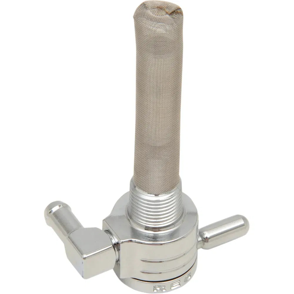 Backward Petcock - Chrome - 3/8" NPT