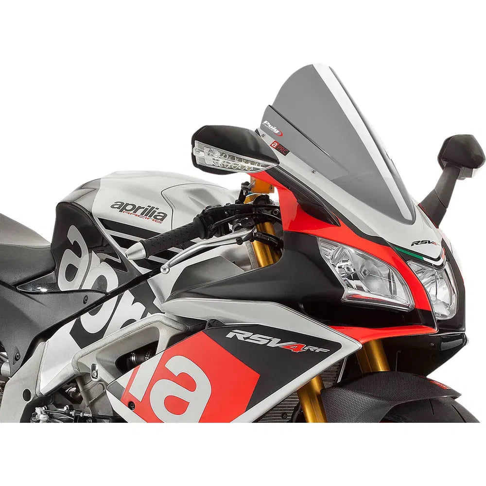 Parabrisas Z-Racing - Parabrisas de carrera - 15-1/2" - Ahumado claro - RSV4