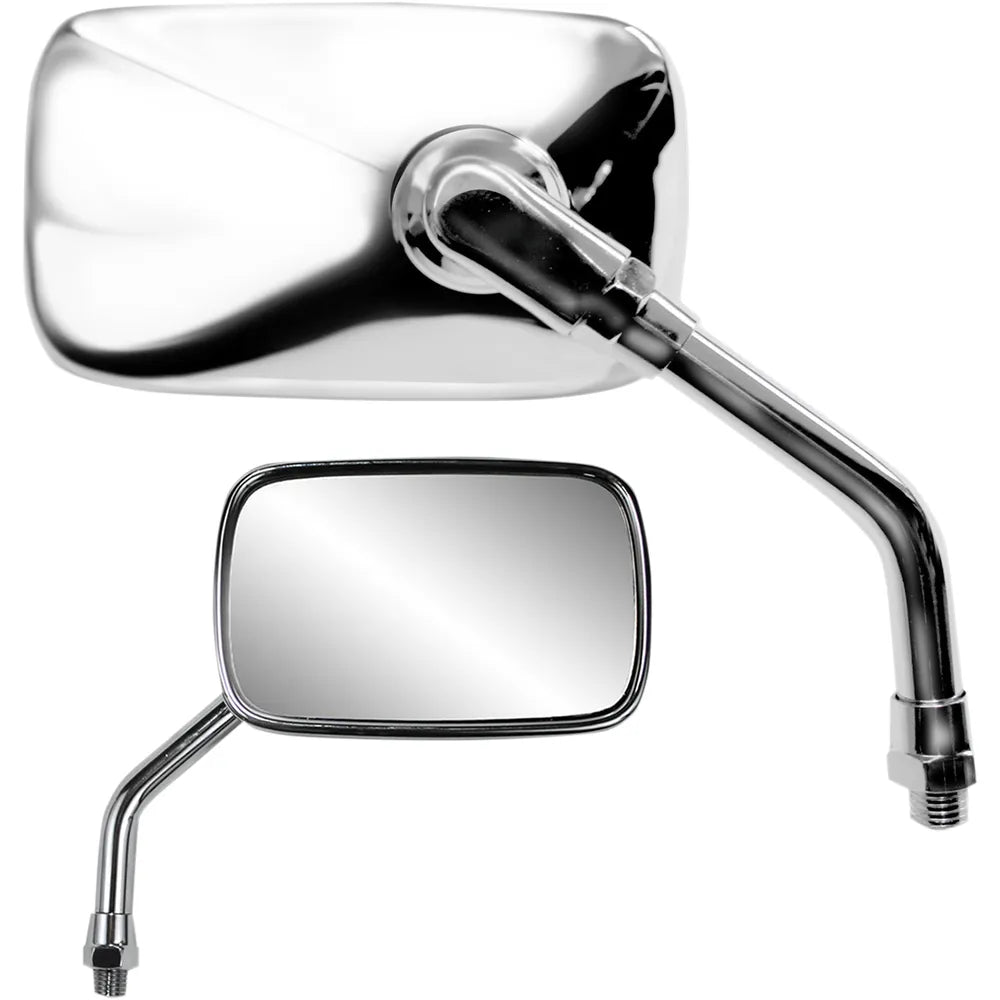 Mini Rectangular Mirror - Chrome
