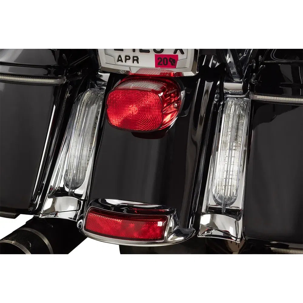Luces LED Rojas Salpicadera Trasera Negras Ciro06248