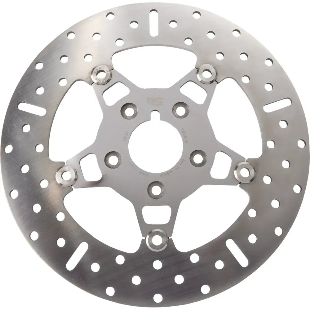 Rotor de freno delantero de acero inoxidable serie FSD para Big Twins - Rotor de freno - Soporte pulido