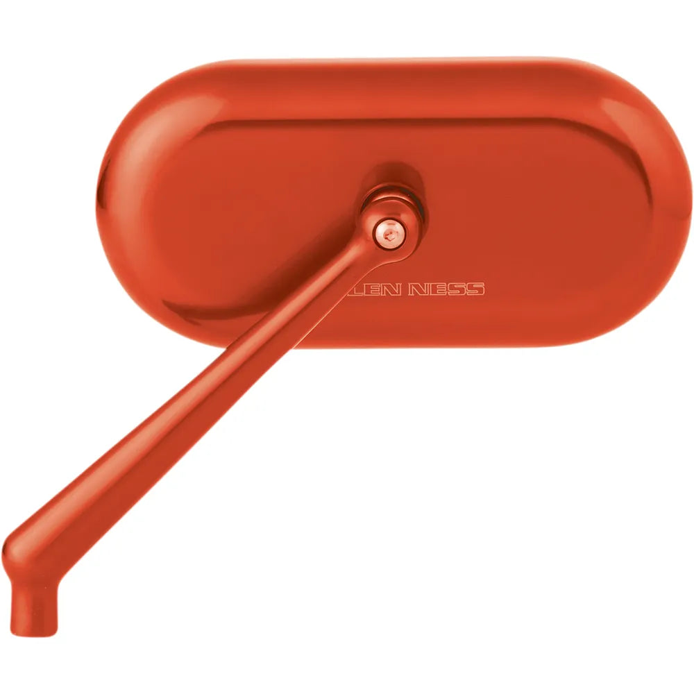 Oval Mirror - Left - Orange