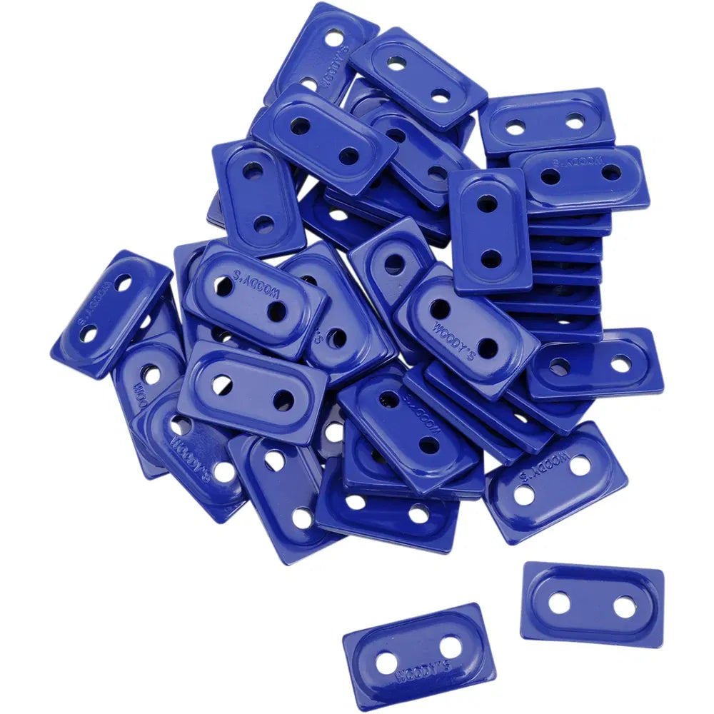 Support Plates - Blue - 48 Pack