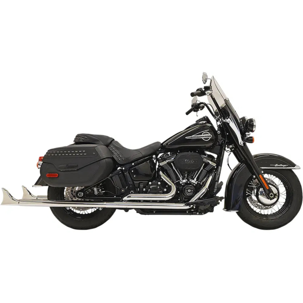 Sistema de escape doble verdadero Fishtail - Escape de cola de pez - 36"