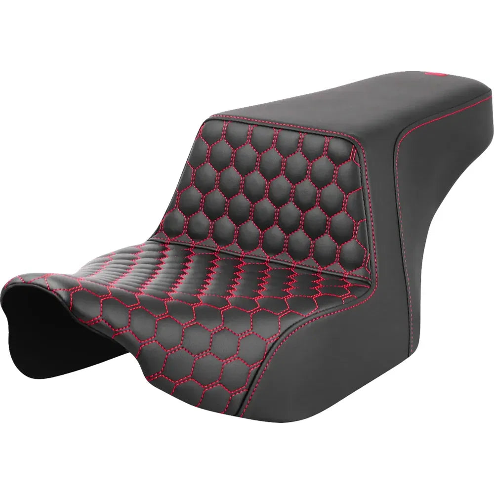 Asiento elevado en forma de panal - Asiento elevado - Delantero en forma de panal - Costuras rojas - FL '23-'24