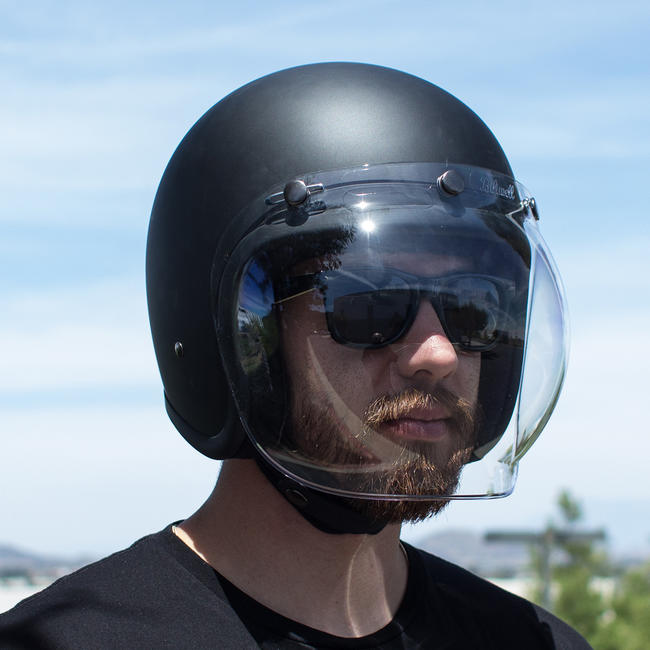 Burbuja de 3 broches para casco Biltwell - transparente