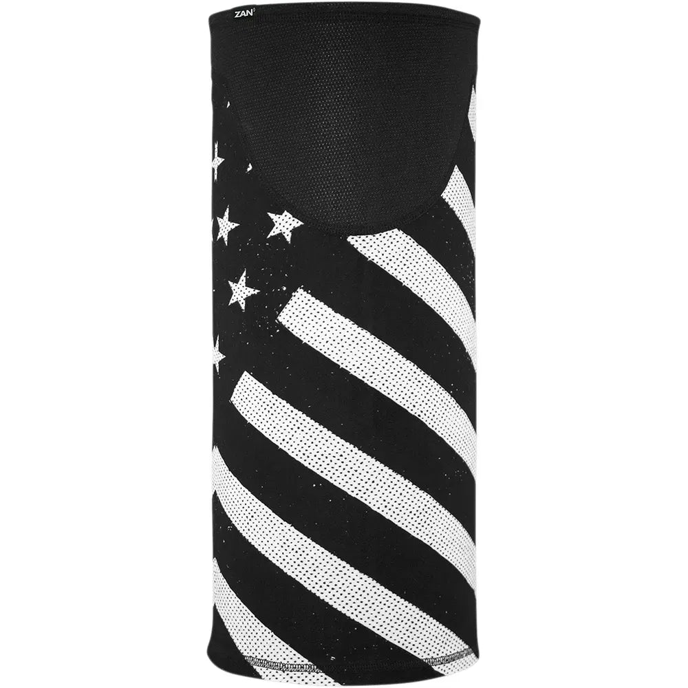 SportFlex™ Windproof Tube - Black/White Flag