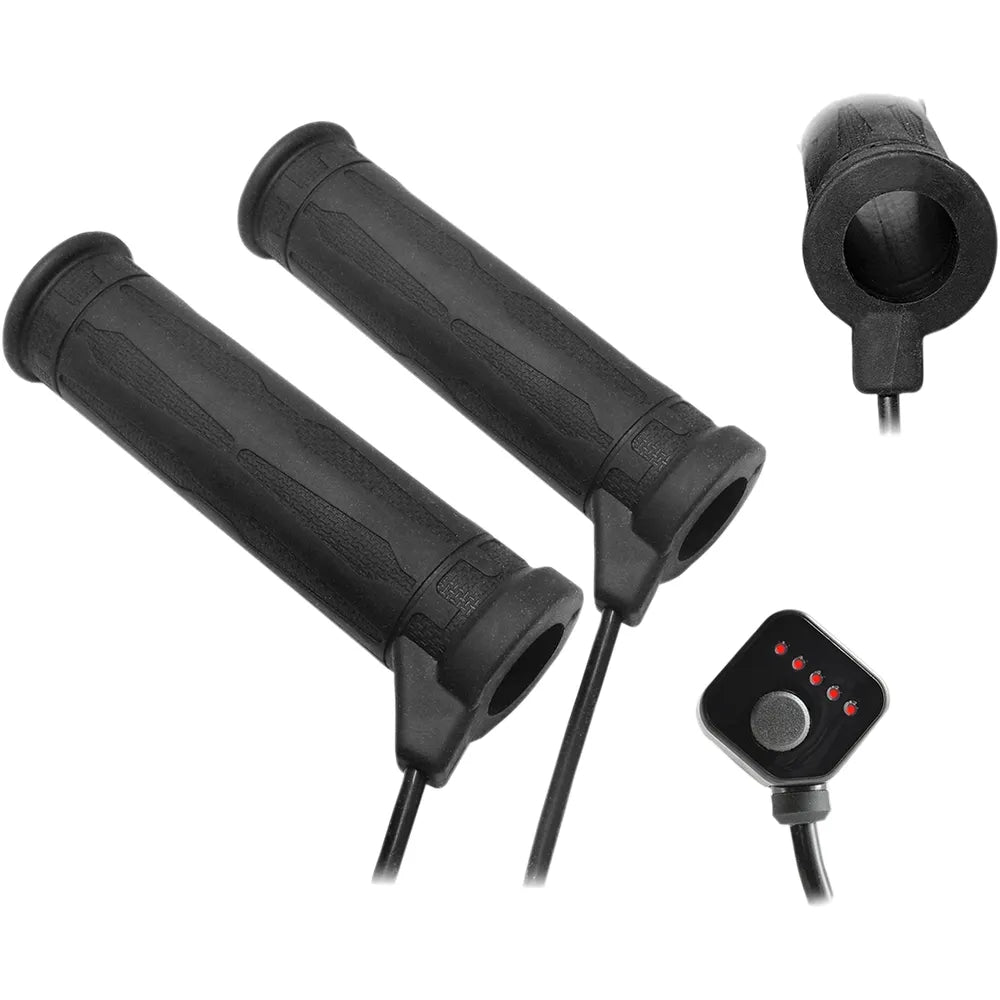 Grips - Heated - Twist Throttle - 5 Level - 7/8"