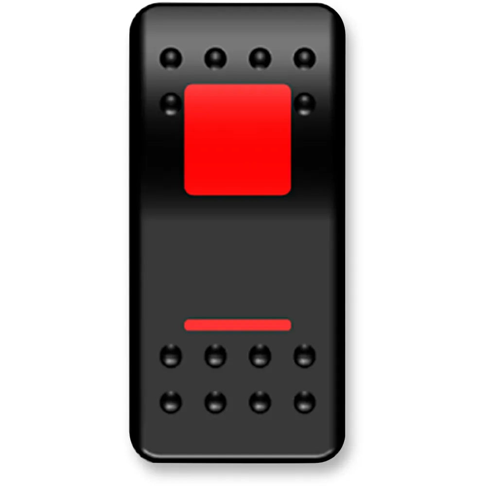 Rocker Switch - On/Off - Red