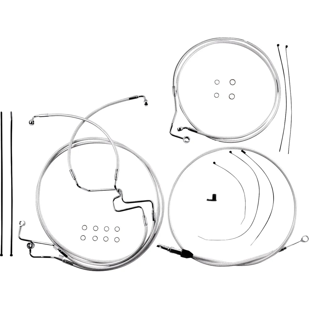 Kit de instalación de manillar de diseñador Sterling Chromite II® - Kit de instalación de manillar de diseñador Sterling Chromite II® - 6" - '21-'23 FLTR