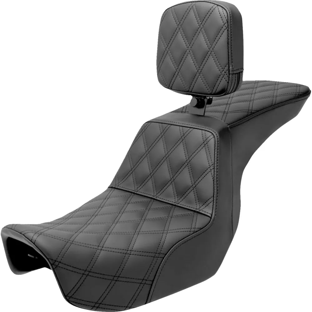 Asiento elevado Tour - Asiento elevado Tour - Respaldo del conductor - Costura de celosía completa - Dyna '06-'17