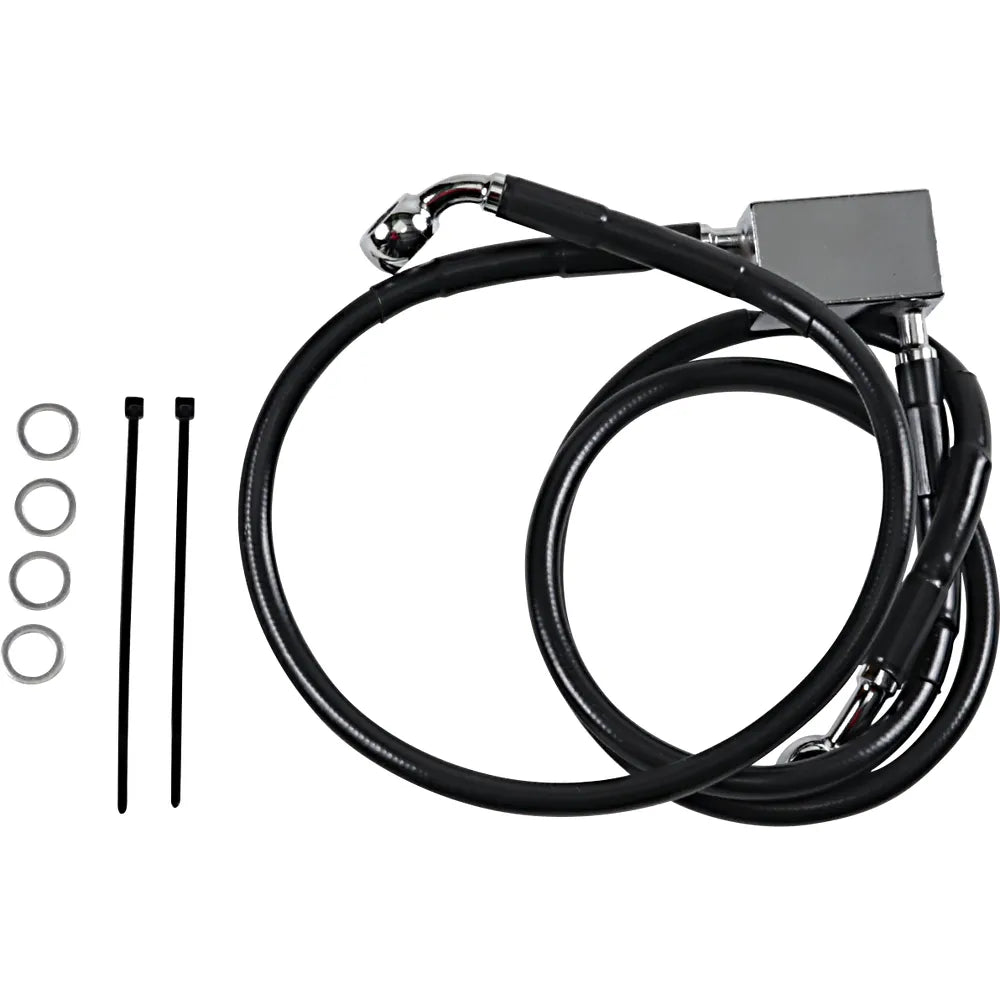 Línea de Freno Trasero de 33-1/2" - Negro