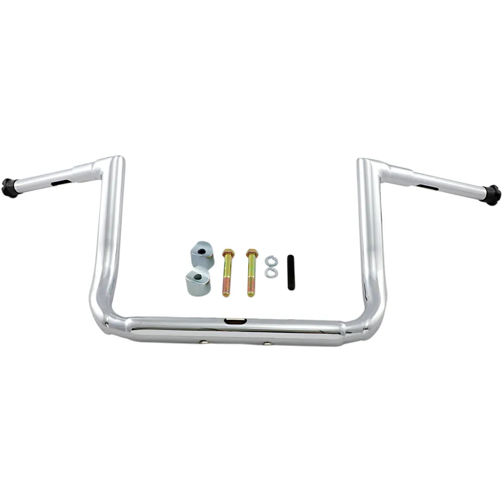 Chrome 12" Grande Twin Peaks Handlebar for FLHT