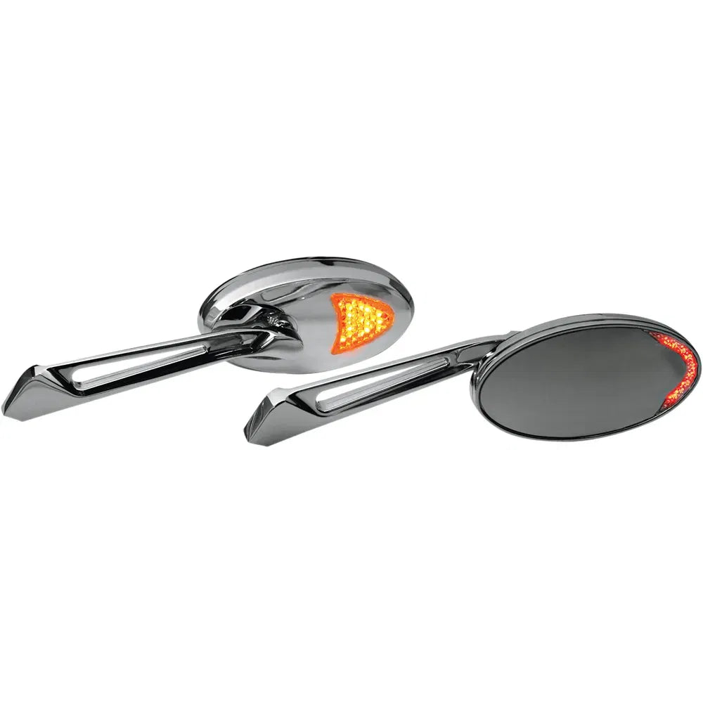 Universal LED Lighted Mirrors - Chrome