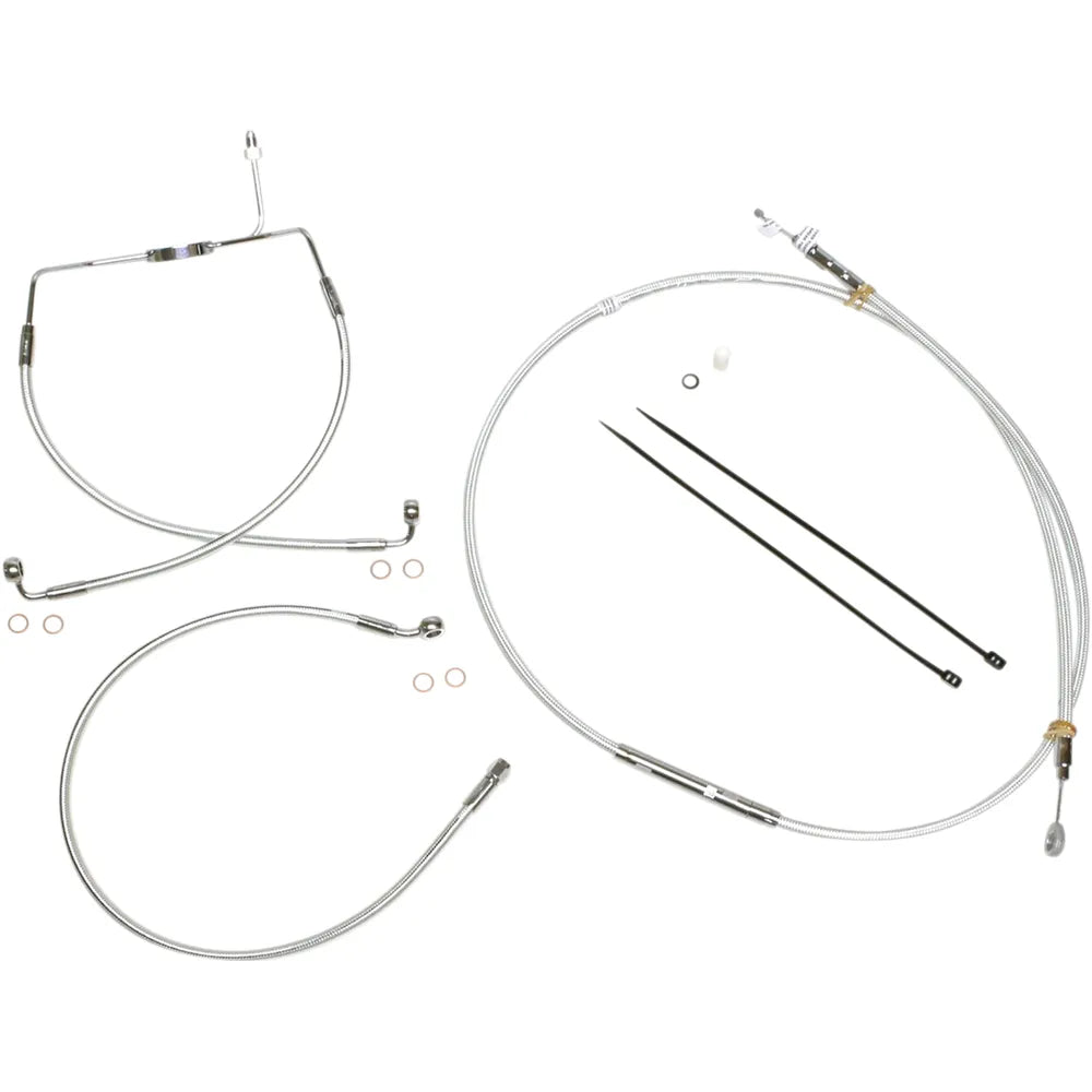 Kit de instalación de manubrio de diseñador Sterling Chromite II® - Kit de instalación de manubrio de diseñador Sterling Chromite II® - 10" - Touring '08-'13