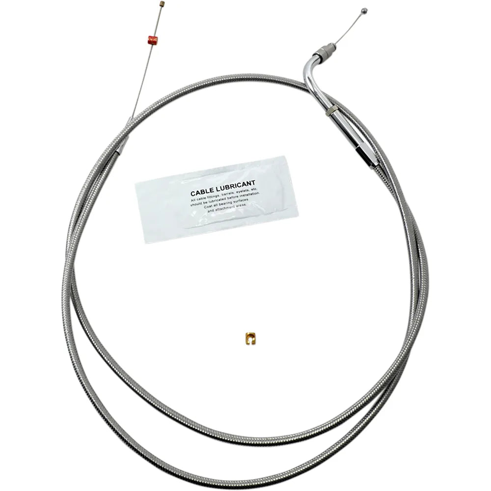 Chicote Acelerador Barnett Acero Inoxidable Extendido 10"640