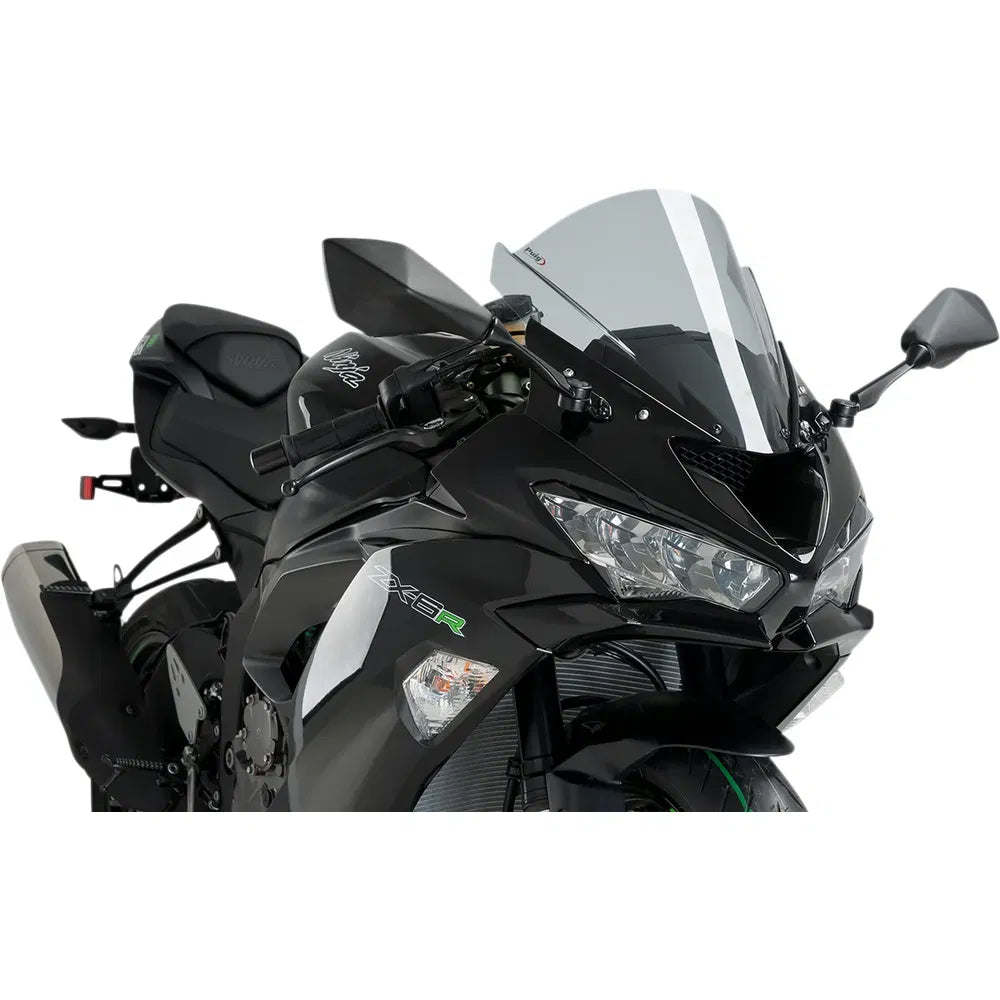 Parabrisas Z-Racing - Parabrisas de carrera - 13-3/4" - Ahumado - ZX-6R