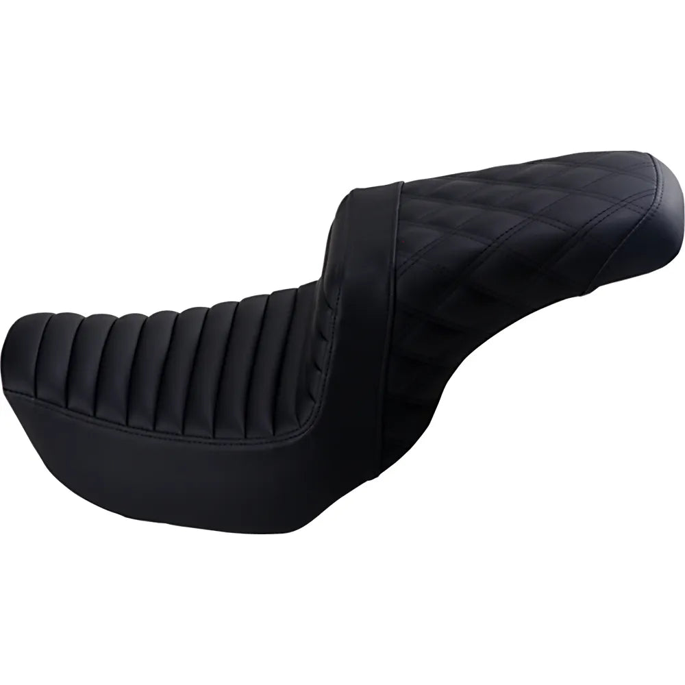 Step Up Seat - Tuck and Roll/Lattice Stitched - Black4115517265
