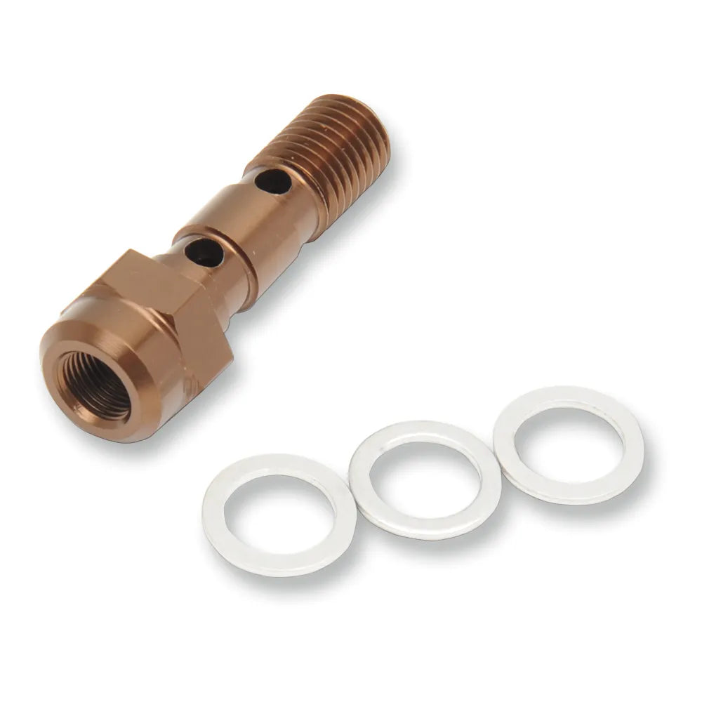 Aluminum Banjo Bolt with Bleeder - Honda