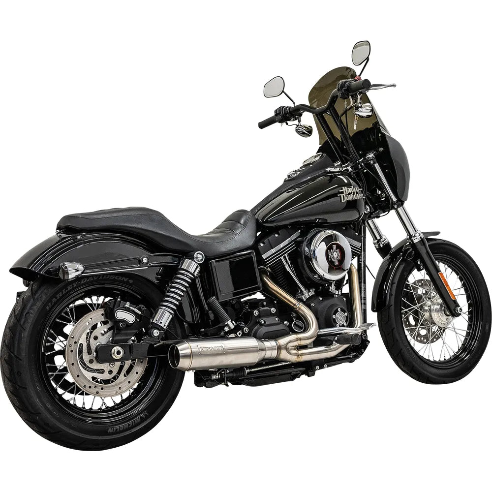 Sistema de escape Ripper Super Bike 2 en 1 - Sistema de escape Ripper 2 en 1 con silenciador Super Bike - Acero inoxidable