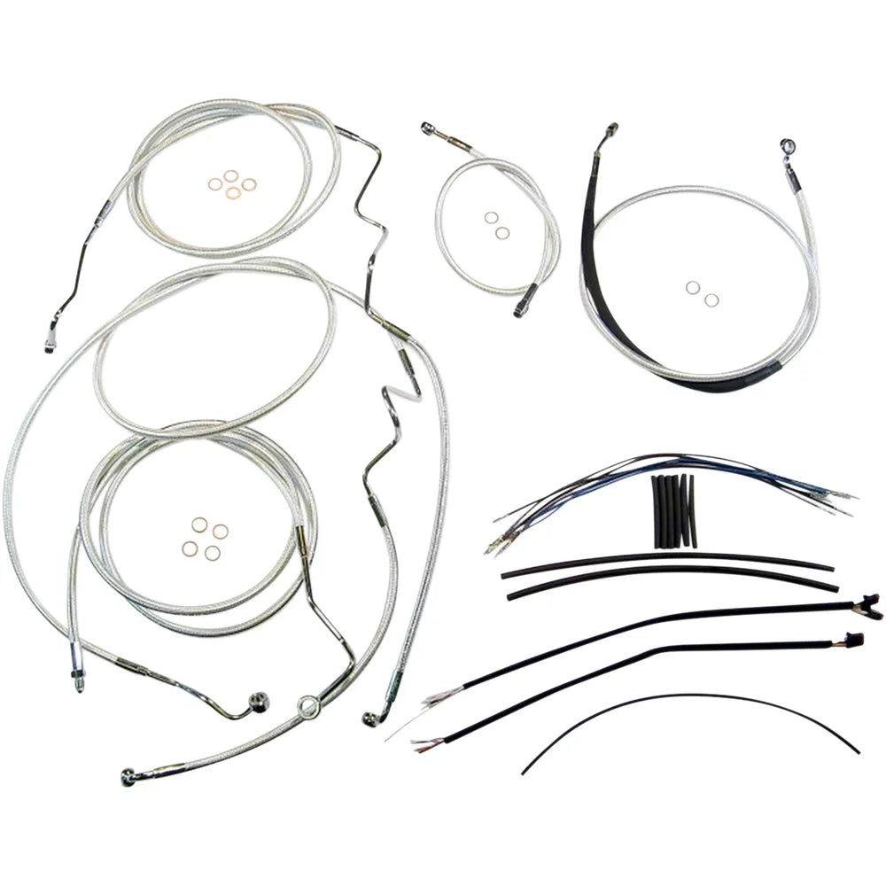 Kit de instalación de manillar de diseñador Sterling Chromite II® - Kit de instalación de manillar de diseñador Sterling Chromite II® - 12"-14" - FLHR '17-'19