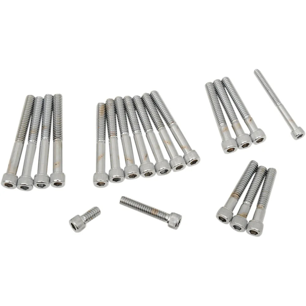 Juego de tornillos allen estriado cromo