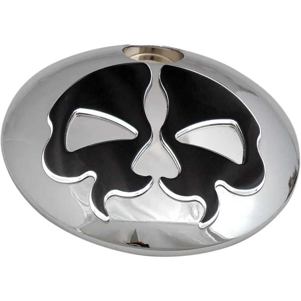 Cubierta de Tapa Gasolina Skull - Cromo