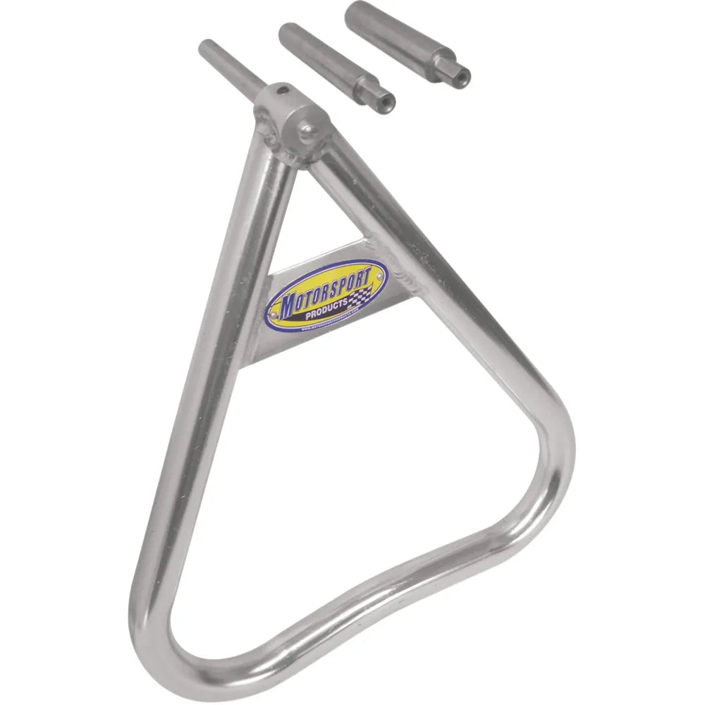 Stand, Tri-Moto Aluminum Silver